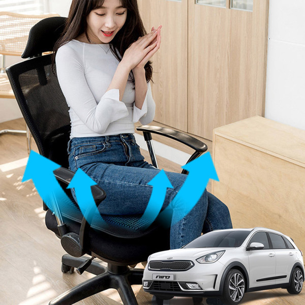 니로 시원한쿨링팬 메쉬 쿨링방석 호환