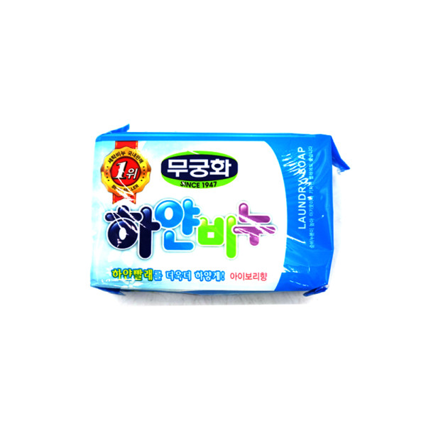무궁화 하얀 빨래 비누 아이보리 향 230g