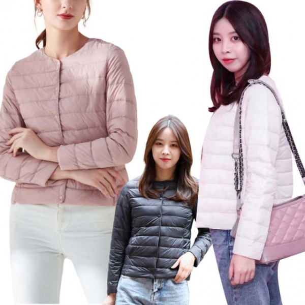 패딩 점퍼 가을겨울 가벼운패딩 3컬러 오리털 경량패딩 여자패딩점퍼 겨울패딩 여성아우터