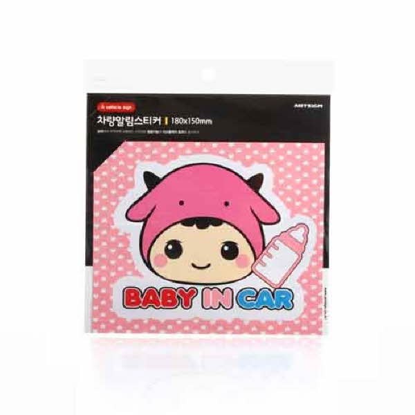BABY IN CAR 여 컬러 0014 150x120 1개입