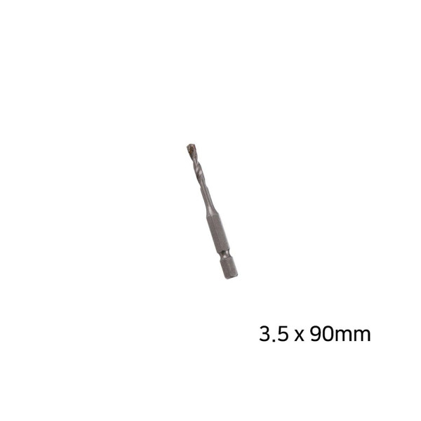 콘크리트용 육각 드릴비트 3.5 x 90mm