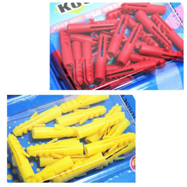 2색 칼블럭세트 목재용 목재피스 목공용 정밀나사못