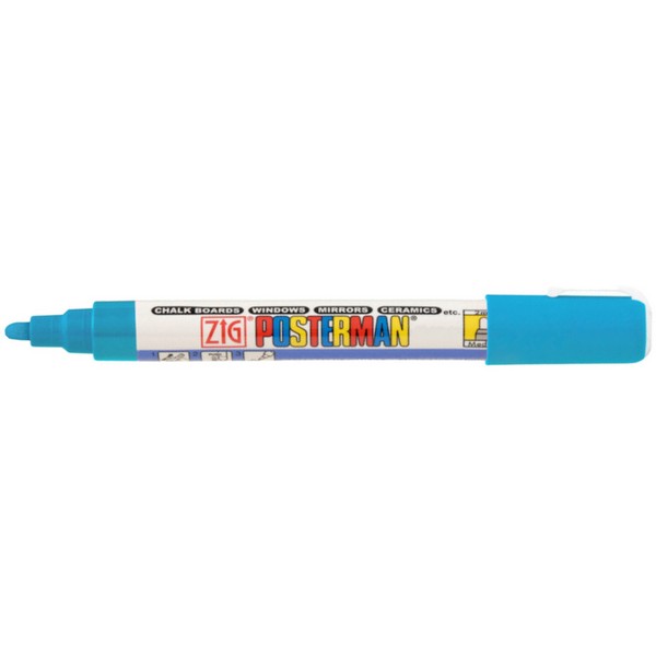지그 포스터맨 수성 마카 2mm 라이트블루