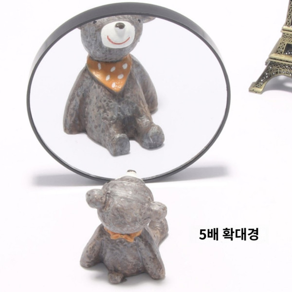 확대거울 탁상 화장 붙이는 거울 확대경 5배 10배