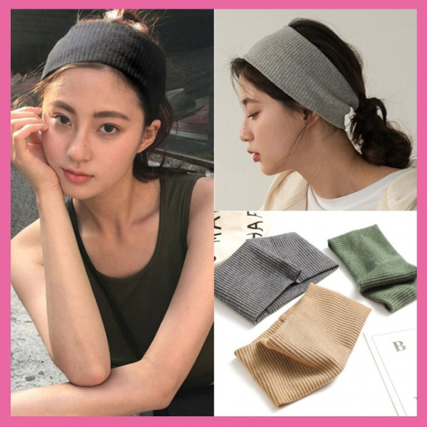 헤어밴드 패션 머리밴드 헤어라인 잔머리 정리 데일리 니트소재 니트밴드