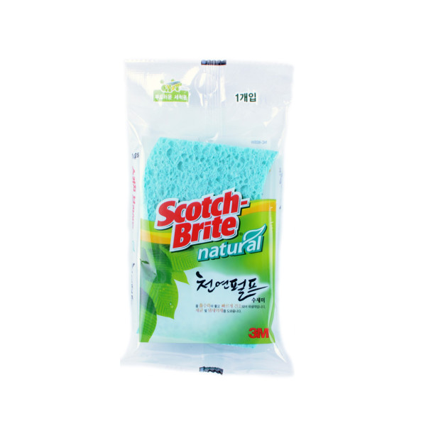 3M 천연펄프 수세미 NC-80SW 1개입