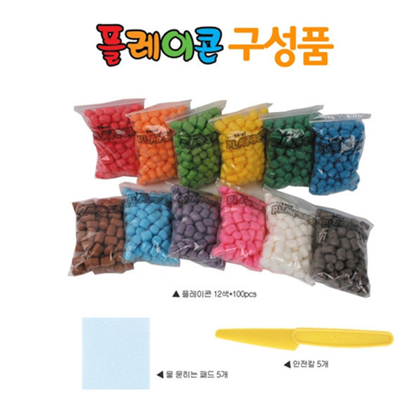 (PL) 플레이콘 리필100p 12봉 합1200p