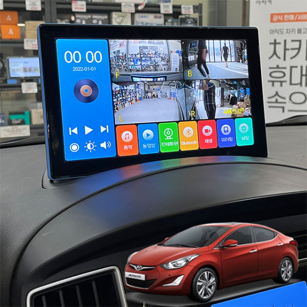 아반떼AD 제임스P 10.1인치 4채널블랙박스