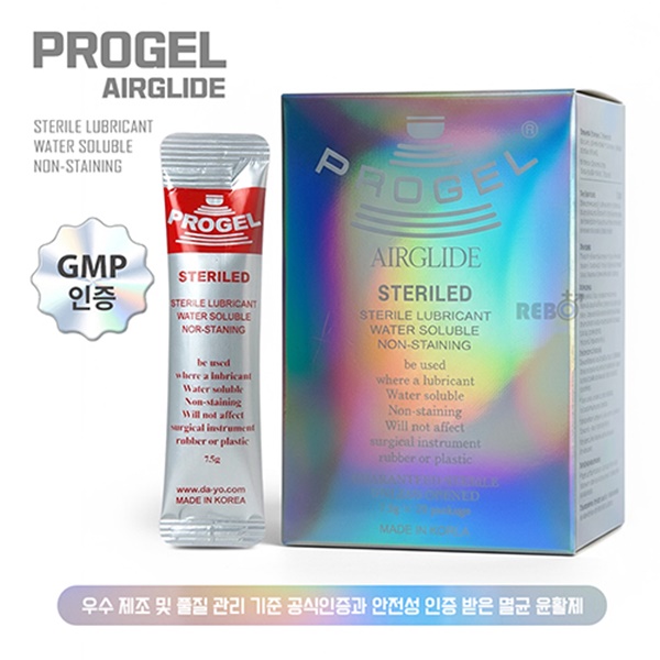 끈적임zero 프로젤 에어글라이드 마사지 러브젤 7.5g 20개입 파우치 개별포장 수용성