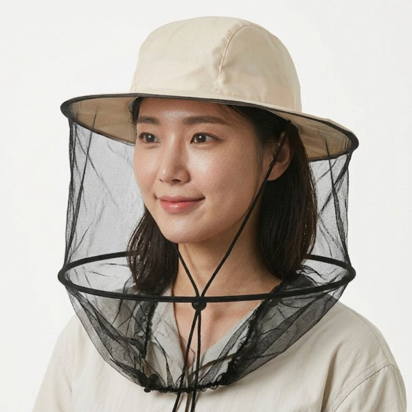 방충망모자 벌초모자 모기모자 방충모자 양봉모자