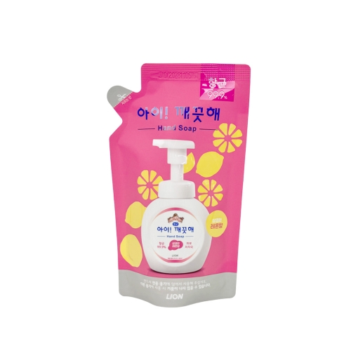 CJ라이온 아이깨끗해 핸드워시 리필 200ml 레몬향 손세정제