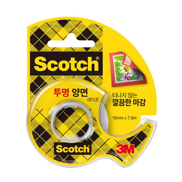 3M 스카치투명양면테이프 136(12mmx6.35M)