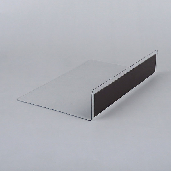 L형 투명 칸막이 20x12cm 1P 자석형