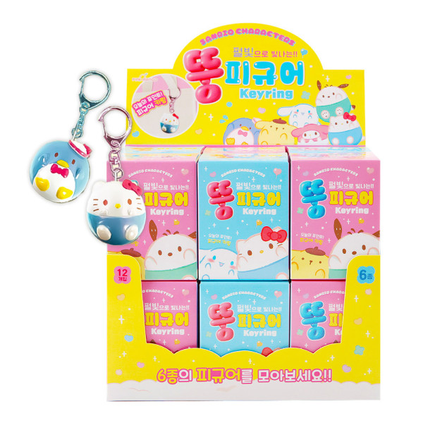 산리오 뚱 피규어 키링-12EA