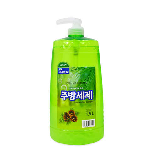 클린업 주방세제 피톤치드 1 5L 설거지 기름때 식기세척제