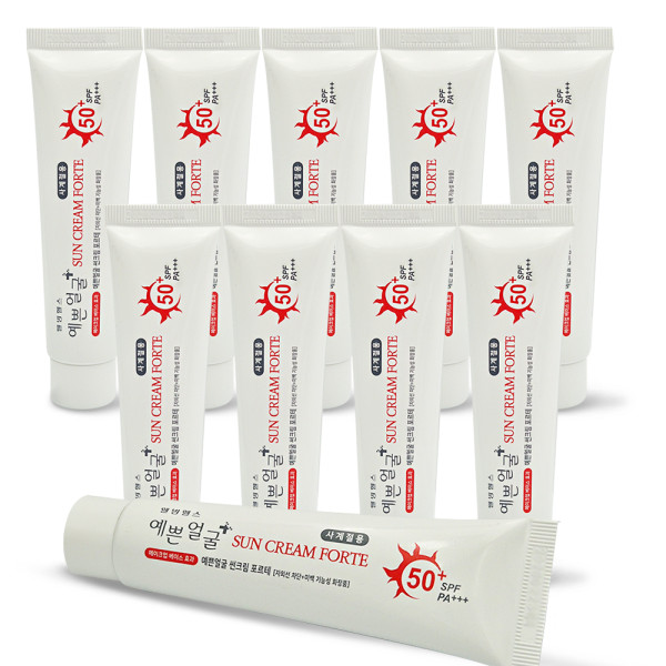 예쁜얼굴 썬크림 포르테 25g 10개