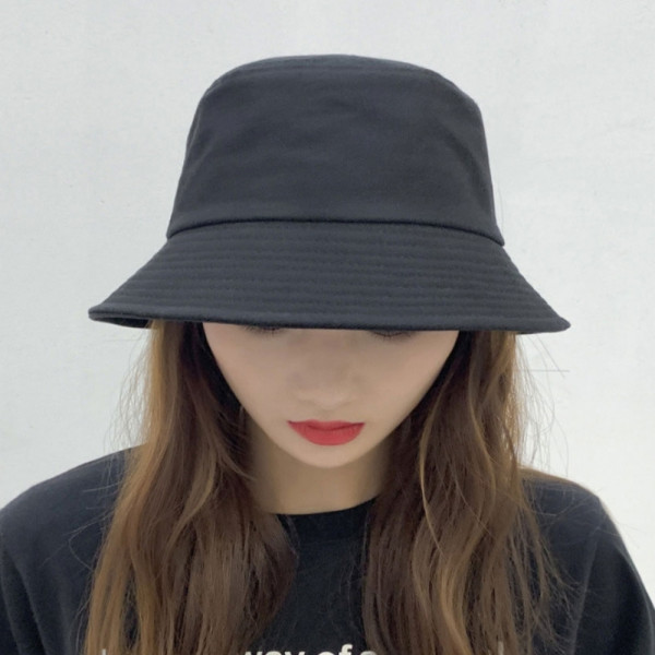 심플 데일리 베이직 벙거지모자 블랙