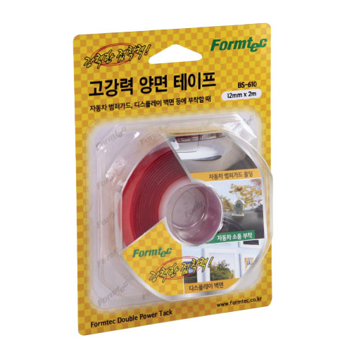 폼텍)고강력 양면테이프(BS-612/24mmX1.5m/1인치)