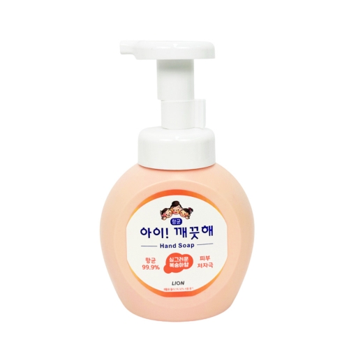 CJ라이온 아이깨끗해 핸드워시 용기 250ml 촉촉한복숭아향 손세정제