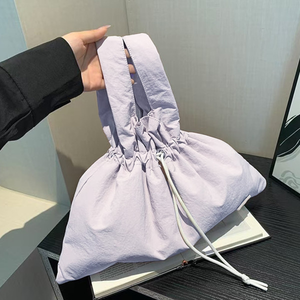 여성 가벼운 토트 백 대학생 직장인 손 가방 퍼플