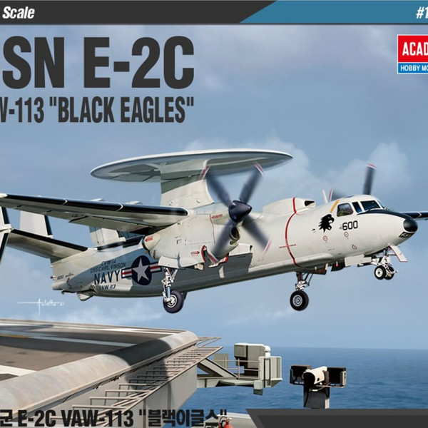 (AC) 1/144 미해군 E-2C VAW-113 블랙이글스 12623