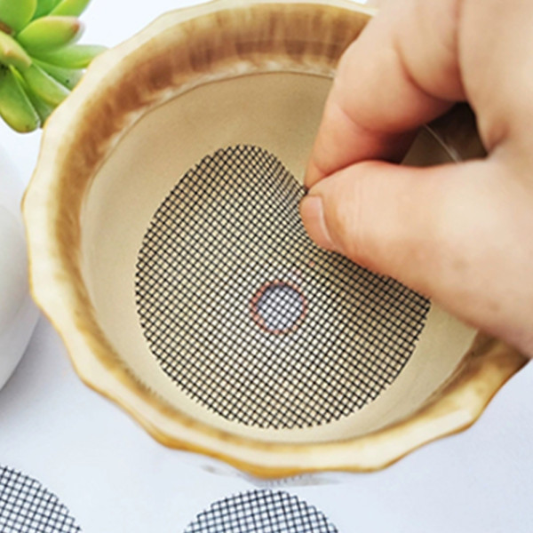 원형 화분 거름망 50P 화분 배수망 깔망