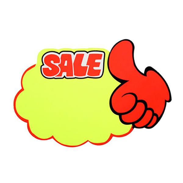쇼카드 구름 엄지손 SALE P2507 4048. 185x125 5개입