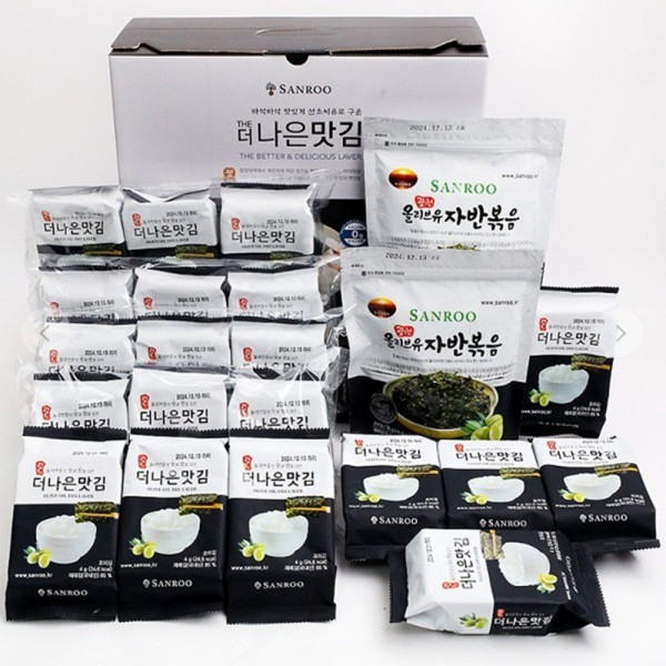 김선물세트 광천재래맛김 김자반 광천도시락김