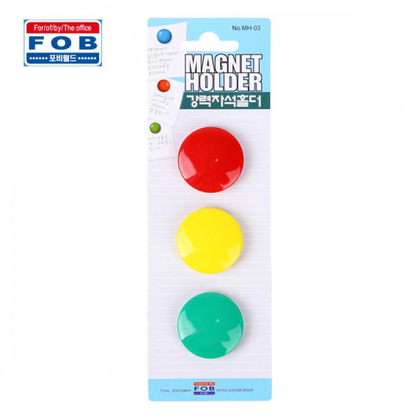 포비 강력 자석 홀더 MH-03 32mm 3개입