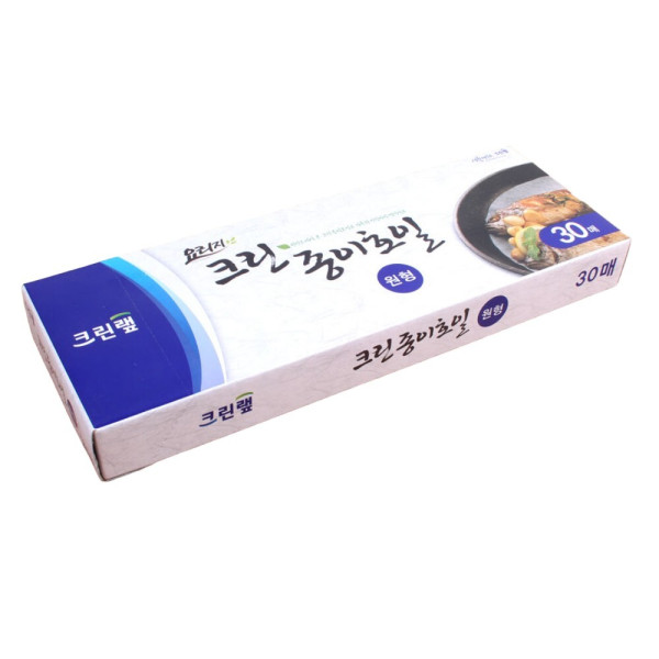 크린랩 크린 종이호일 원형 30매