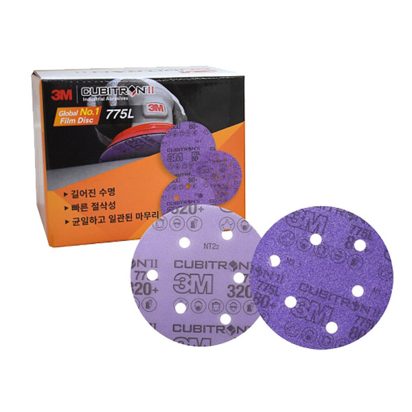 3M 775L 큐비트론2 후킷 필름디스크 127mm 6H 100매 220방