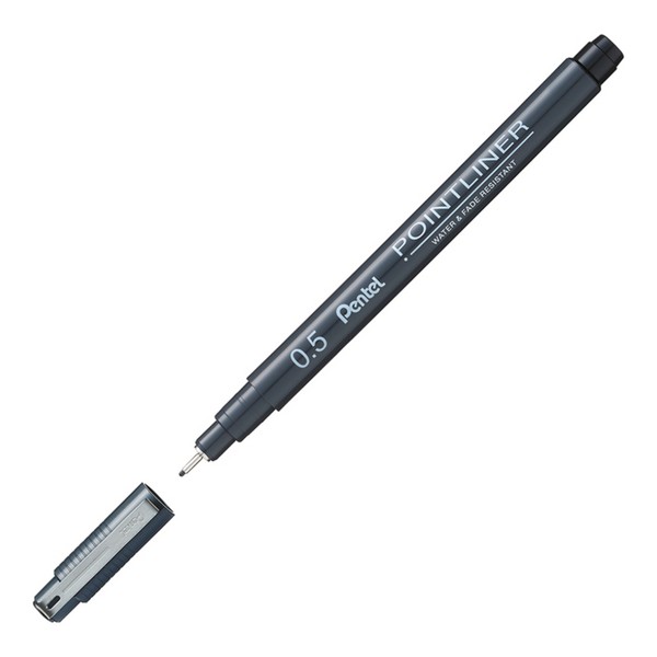 펜텔 포인트라이너 0.5mm 블랙