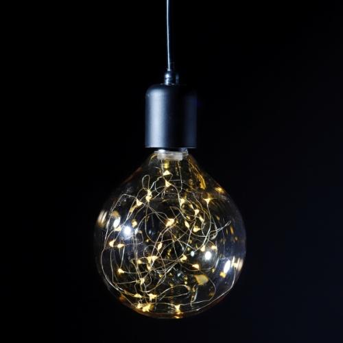 비츠온 LED 에디슨 램프 눈꽃 G125 33 1 8W