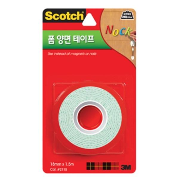 3M 스카치폼양면테이프 2115(18mmx1.5m)