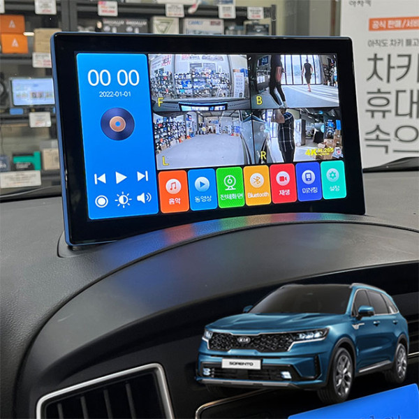 쏘렌토MQ4 제임스P 10.1인치 4채널블랙박스