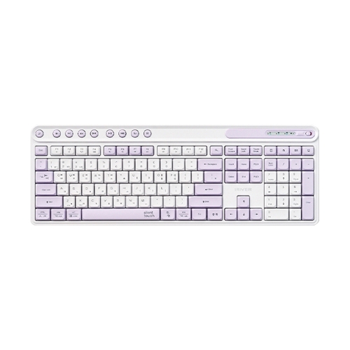 아이리버 항균 듀얼 무선 키보드 MWK601 라벤더 441 155 28mm