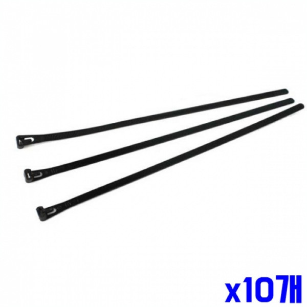지퍼백 포장 재사용 케이블타이 30개입 300mm X10개