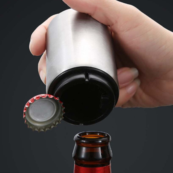 맥주 콜라병 음료수병 오프너 스테인리스 자동 병따개