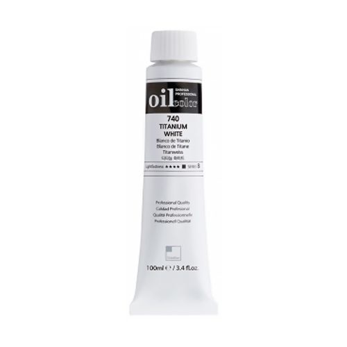 신한 유화물감 100ml 740 티타늄화이트 미술용품 전문가용