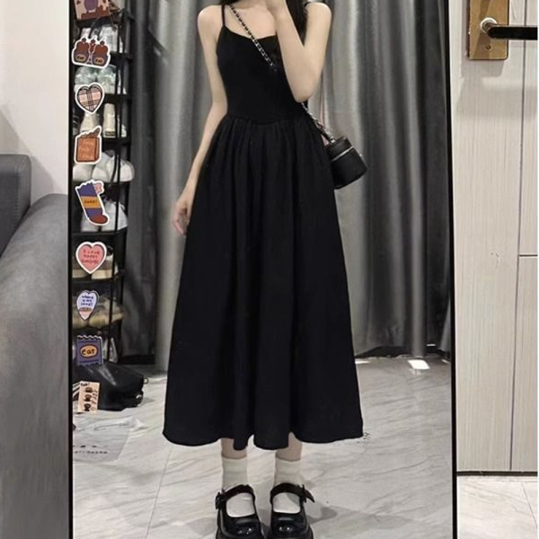 여신룩 레이어드 나시 롱 원피스