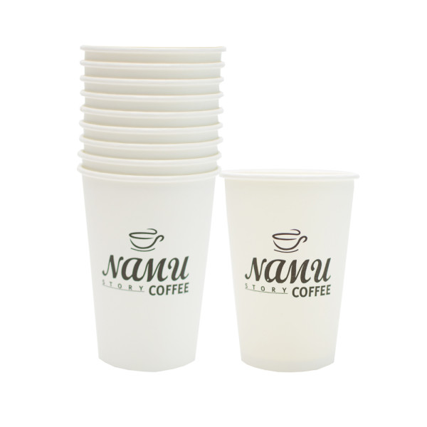 일회용 종이컵 핫컵 커피컵 380ml 10개입