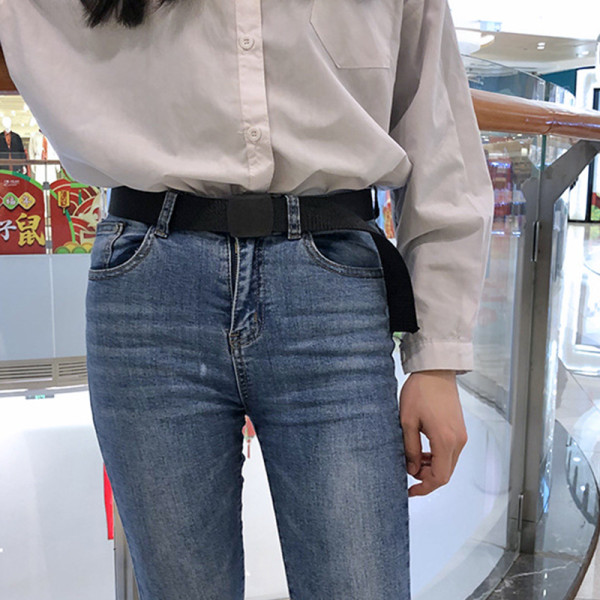 벨트 패브릭 남성 캐쥬얼 캔버스 버클 120cm S11331