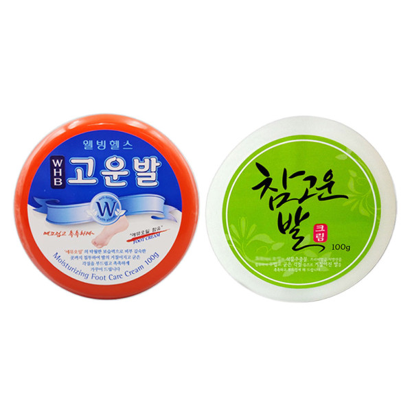 웰빙헬스 WHB 고운발 크림/참고운발 크림 100g 풋케어
