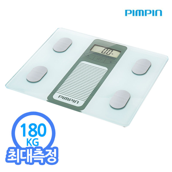 핌핀309 디지털 체지방 체중계 MAX 180kg