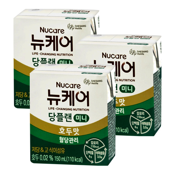 뉴케어 당플랜 호두맛 미니 150ml 30팩