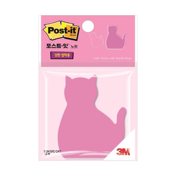 3M 포스트-잇 고양이 (6X76mm 총 45장 1패드)