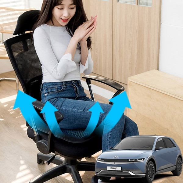아이오닉5 시원한쿨링팬 메쉬 쿨링방석 호환
