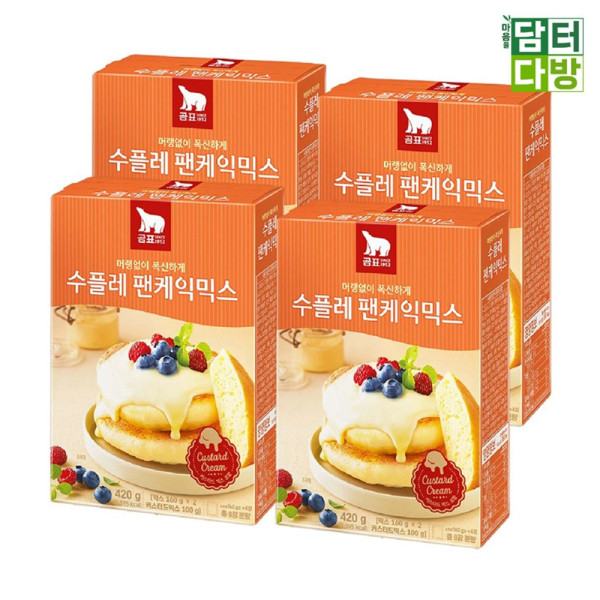 곰표 수플레 팬케익믹스 420g x 4