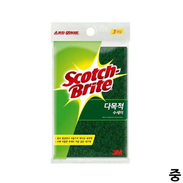 3M 다목적 수세미 AL-270 중형 3개입