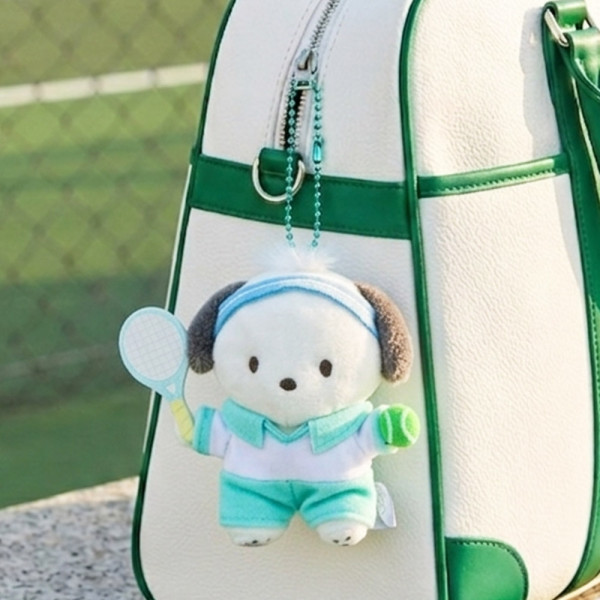 산리오 포차코 테니스 가방고리 8cm